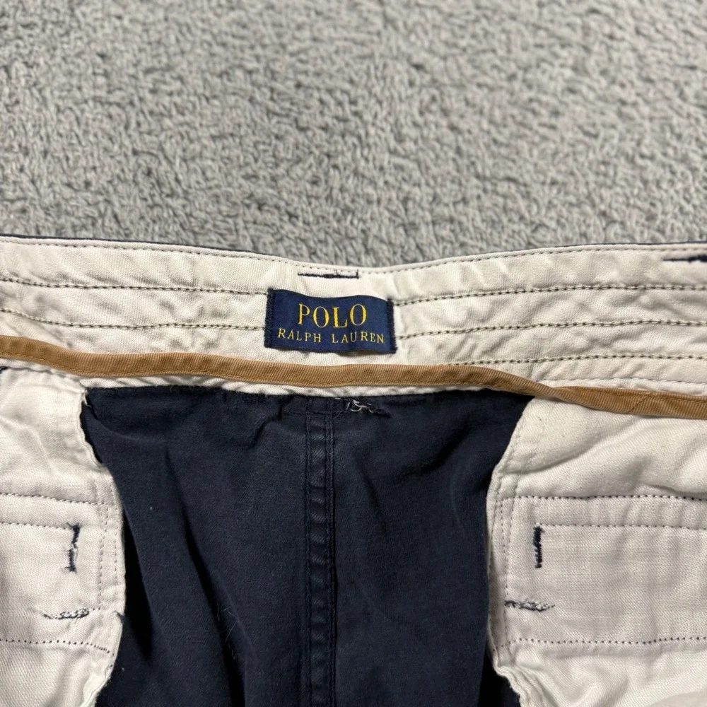 Polo Ralph Lauren Navy Blue Heavy‎ Thick Cargo Shorts Tactical Size 42